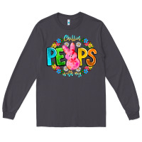 Smoke Chillin Peeps With My Long Sleeve Tee - CowhideDigitalArt