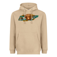 Mushroom tennessee map long haired cow Heavyweight Hoodie - Jasminsmagicworld