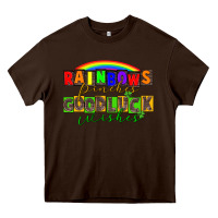 Chocolate Brown Rainbows pinches good luck wisher St. Patrick's Heavy Core Tee - CowGirlArtShop