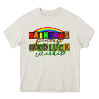 Cream Rainbows pinches good luck wisher St. Patrick's Heavy Core Tee - CowGirlArtShop