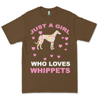 Cacao Just A Girl Who Loves Whippets Premium Tee - Bettercallsaul