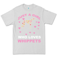 Dove Grey Just A Girl Who Loves Whippets Premium Tee - Bettercallsaul