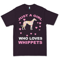 Plum Just A Girl Who Loves Whippets Premium Tee - Bettercallsaul