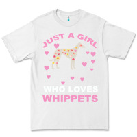White Just A Girl Who Loves Whippets Premium Tee - Bettercallsaul