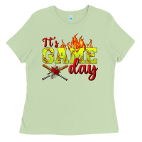 Matcha It's Game Day Softball Ladies Tee - BundleAndBundleShop
