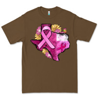 Cacao Texas Cancer Awareness map Premium Tee - FaDigitalArtStudio