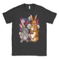 Smoke Bunnys Easter with leopard background Classic Tee - OliviaCreatesArt