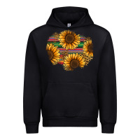 Black sunflower leopard serape patch Urban Hoodie - Jasminsmagicworld