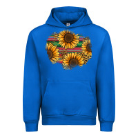Cobalt sunflower leopard serape patch Urban Hoodie - Jasminsmagicworld