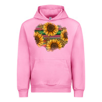 Fuchsia Pink sunflower leopard serape patch Urban Hoodie - Jasminsmagicworld