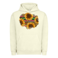 Pigment Pistachio sunflower leopard serape patch Urban Hoodie - Jasminsmagicworld
