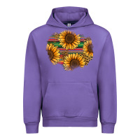 Sunflower Leopard Serape Patch Urban Hoodie | Teevron