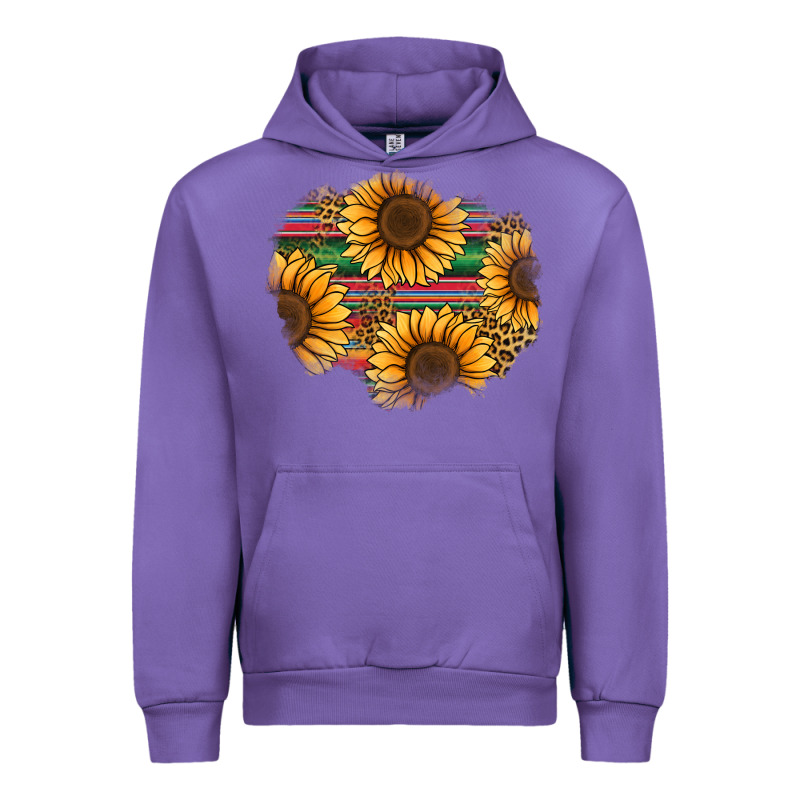 Sunflower Leopard Serape Patch Urban Hoodie by Jasminsmagicworld | Teevron