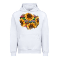 White sunflower leopard serape patch Urban Hoodie - Jasminsmagicworld