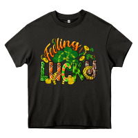 Asphalt Feeling lucky St. Patrick's Day Heavy Core Tee - CowGirlArtShop