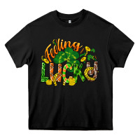 Black Feeling lucky St. Patrick's Day Heavy Core Tee - CowGirlArtShop