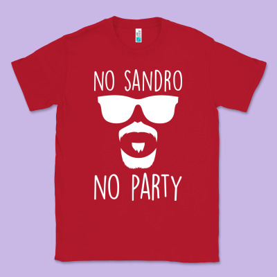 No Sandro No Party Classic Tee Designed By Bettercallsaul