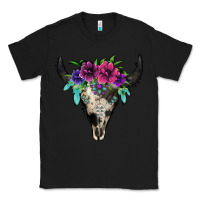 Black cowhide bull skull Classic Tee - Jasminsmagicworld