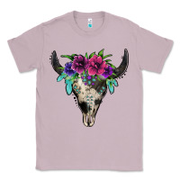 Lilac cowhide bull skull Classic Tee - Jasminsmagicworld
