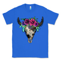 True Royal cowhide bull skull Classic Tee - Jasminsmagicworld