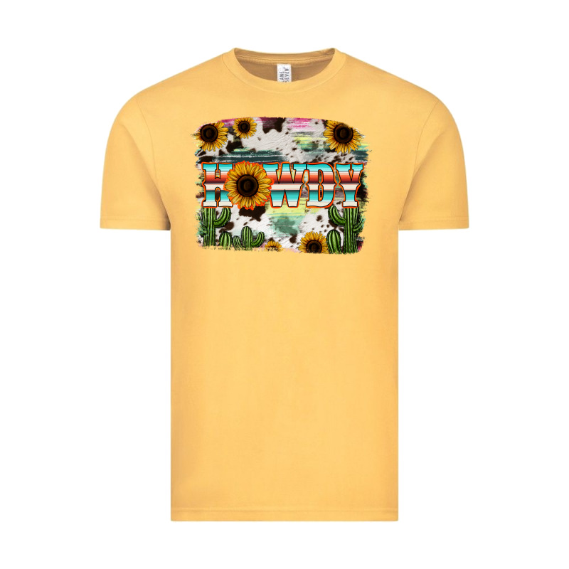 Howdy Serape And Sunflower Vintage Tee by RanaPortraitStore | Teevron