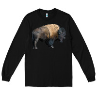 Black Bison Buffalo Long Sleeve Tee - LillyAllenDesigns