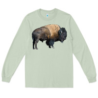 Matcha Bison Buffalo Long Sleeve Tee - LillyAllenDesigns