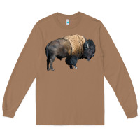 Toasted Coconut Bison Buffalo Long Sleeve Tee - LillyAllenDesigns
