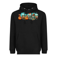 Black american football coffee cups Heavyweight Hoodie - Jasminsmagicworld