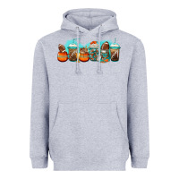 Heather Grey american football coffee cups Heavyweight Hoodie - Jasminsmagicworld