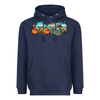 Navy american football coffee cups Heavyweight Hoodie - Jasminsmagicworld