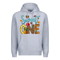 Heather Grey sweet one pineapple Premium Hoodie - Artiststas