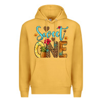 Mustard sweet one pineapple Premium Hoodie - Artiststas