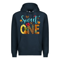 Navy sweet one pineapple Premium Hoodie - Artiststas