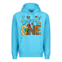 Ocean Blue sweet one pineapple Premium Hoodie - Artiststas