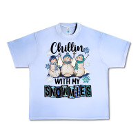 Grape Ice Chillin With My Snowmies Urban Heavy Tee - FaDigitalArtStudio
