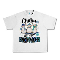Lunar Rock Chillin With My Snowmies Urban Heavy Tee - FaDigitalArtStudio