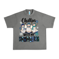Tornado Chillin With My Snowmies Urban Heavy Tee - FaDigitalArtStudio