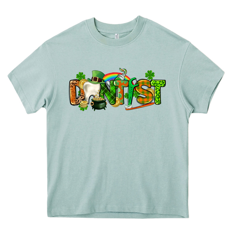 St. Patrick's Day Dentist Heavy Core Tee by CowGirlArtShop | Teevron