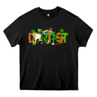 Black St. Patrick's Day Dentist Heavy Core Tee - CowGirlArtShop