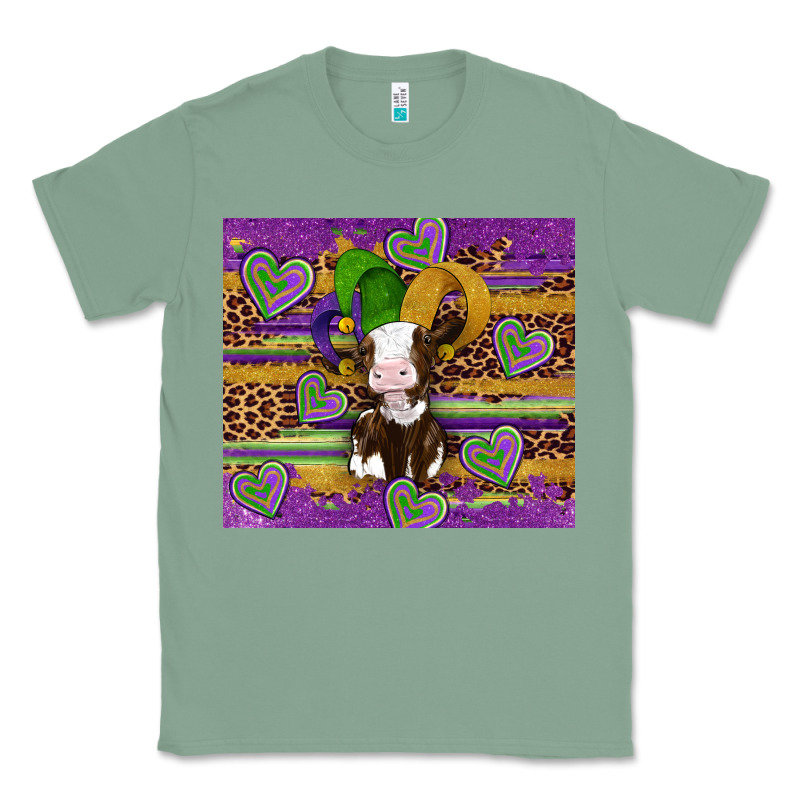 Mardi Gras Cow Classic Tee by Artiststas | Teevron
