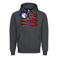 Smoke leopard baseball flag3 Zipper Hoodie - JahusDesignShop