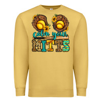 Antique Gold calm your mitts softball Premium Sweatshirt - Jasminsmagicworld