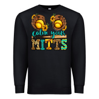 Black calm your mitts softball Premium Sweatshirt - Jasminsmagicworld