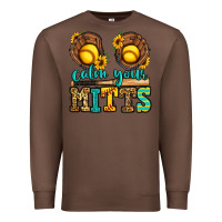 Chestnut calm your mitts softball Premium Sweatshirt - Jasminsmagicworld