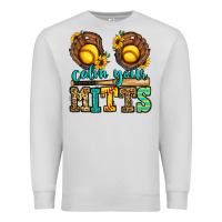 Dove Grey calm your mitts softball Premium Sweatshirt - Jasminsmagicworld