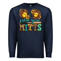 Navy calm your mitts softball Premium Sweatshirt - Jasminsmagicworld