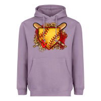 Lavender softball home plate Heavyweight Hoodie - Jasminsmagicworld