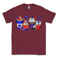Burgundy emt emergency medical technician coffee cups Classic Tee - OliviaCreatesArt