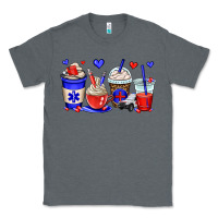 Charcoal Heather emt emergency medical technician coffee cups Classic Tee - OliviaCreatesArt